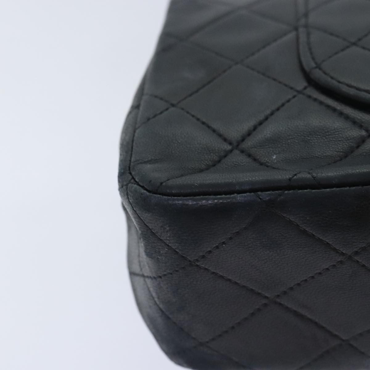 Chanel Vintage Classic Double Flap Bag Quilted Lambskin