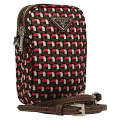 Prada Baguette Shoulder Bag Quilted Tessuto with Leather