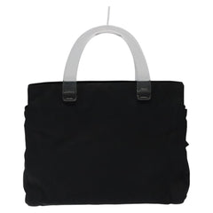 Prada Resin Handle Tote Tessuto