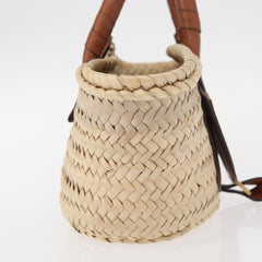 Chloe Marcie Basket Bag Raffia and Leather