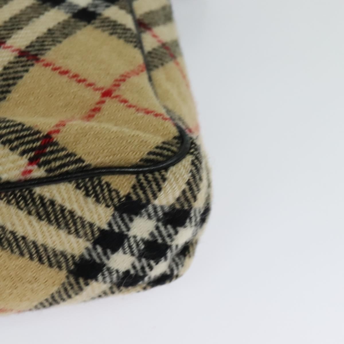 Burberry Flap Shoulder Bag Nova Check Coated Canvas