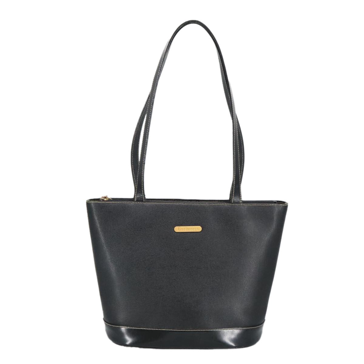 Burberry Handle Tote Leather