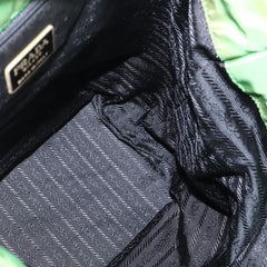 Prada Metal Handles Tote Tessuto