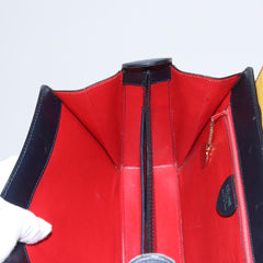 Celine Circle Logo Handbag Leather