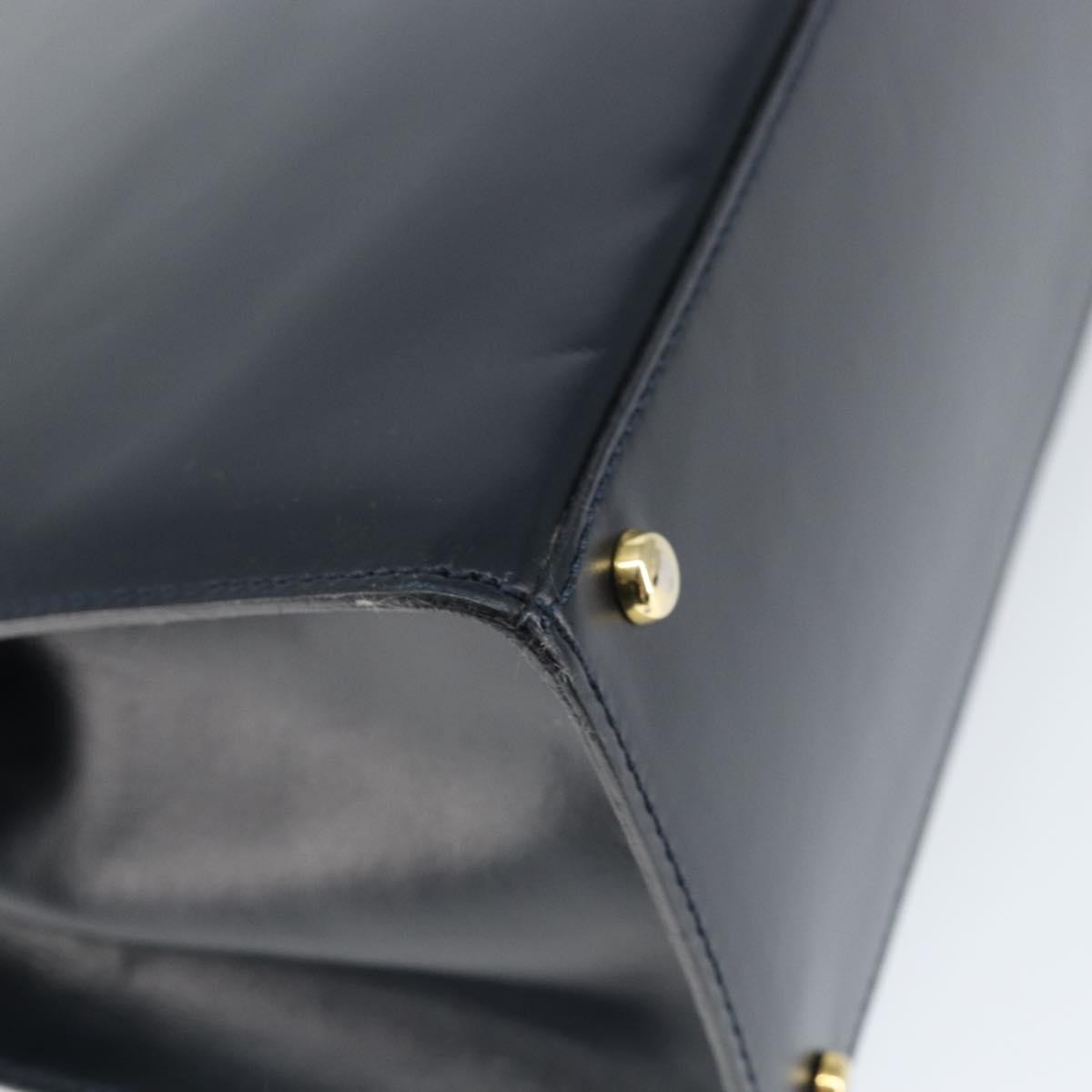 Celine Circle Logo Handbag Leather