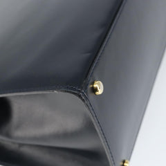 Celine Circle Logo Handbag Leather