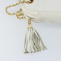 Bally Vintage Chain Shoulder Bag Quilted Leather