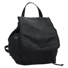 Prada Flap Drawstring Backpack Tessuto