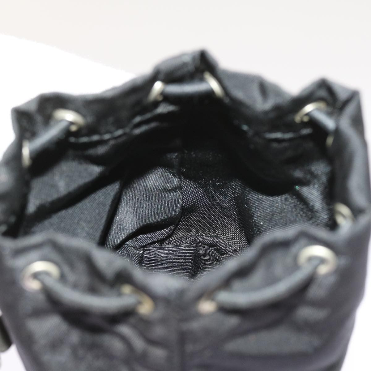 Prada Drawstring Crossbody Pouch Tessuto