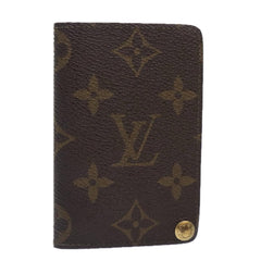 Louis Vuitton Porte Cartes Pression Card Case Monogram Canvas