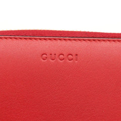 Gucci Bamboo Tassel Zip Organizer Wallet Leather