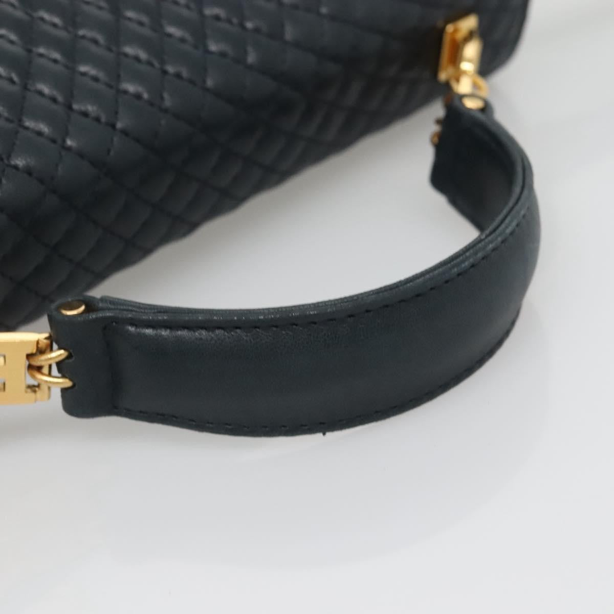 Bally Vintage Handbag Quilted Leather