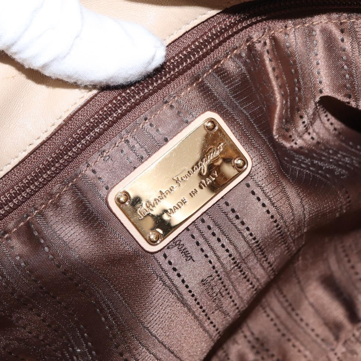 Salvatore Ferragamo Betulla Chain Tote Leather