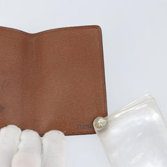 Louis Vuitton Porte Cartes Pression Card Case Monogram Canvas