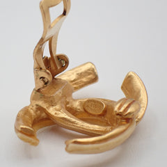 Chanel CC Clip-On Earrings Metal