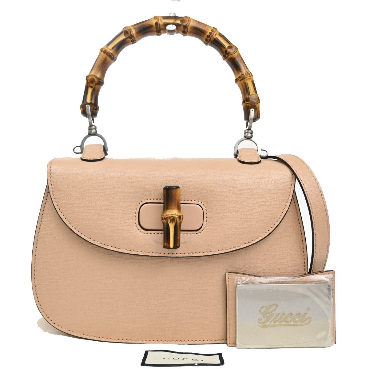Gucci Bamboo 1947 Top Handle Bag Leather