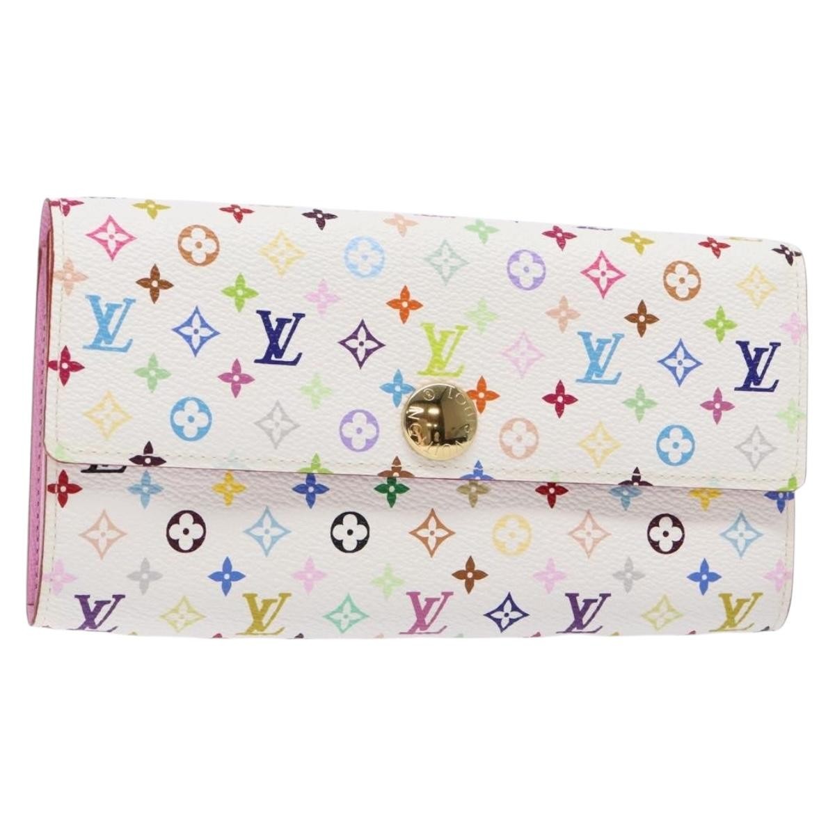Louis Vuitton Vintage Sarah Wallet Monogram Canvas Multicolor