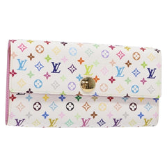 Louis Vuitton Vintage Sarah Wallet Monogram Canvas Multicolor