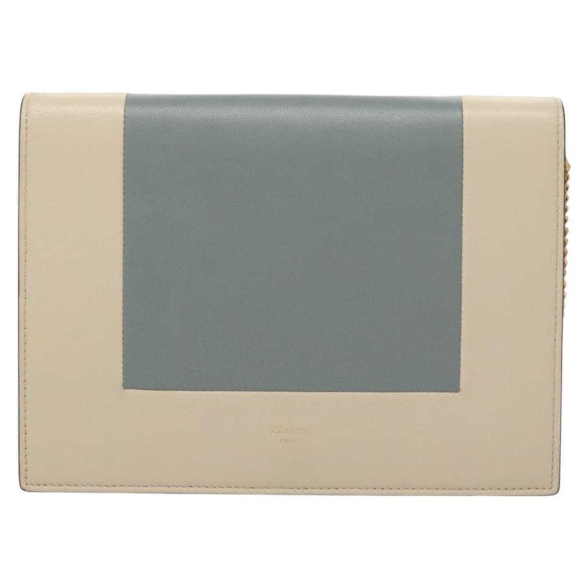 Celine Chain Shoulder Bag Leather