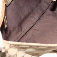 Gucci Web Strap Messenger Bag GG Canvas