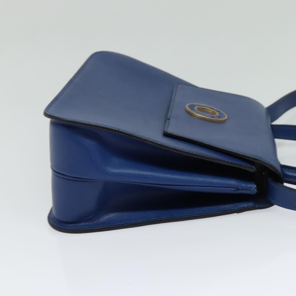 Celine Vintage Circle Logo Crossbody Bag Leather