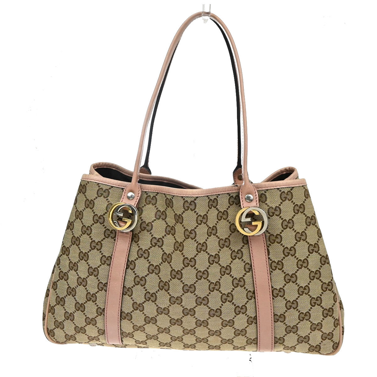 Gucci Twins Tote GG Canvas with Leather