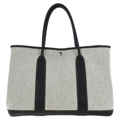 Hermes Garden Party Tote Canvas and Leather