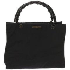 Gucci Bamboo Shopper Tote Canvas