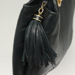 Bally Vintage Chain Shoulder Bag Quilted Leather