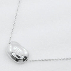 Tiffany & Co. Elsa Peretti Bean Pendant Necklace Sterling Silver