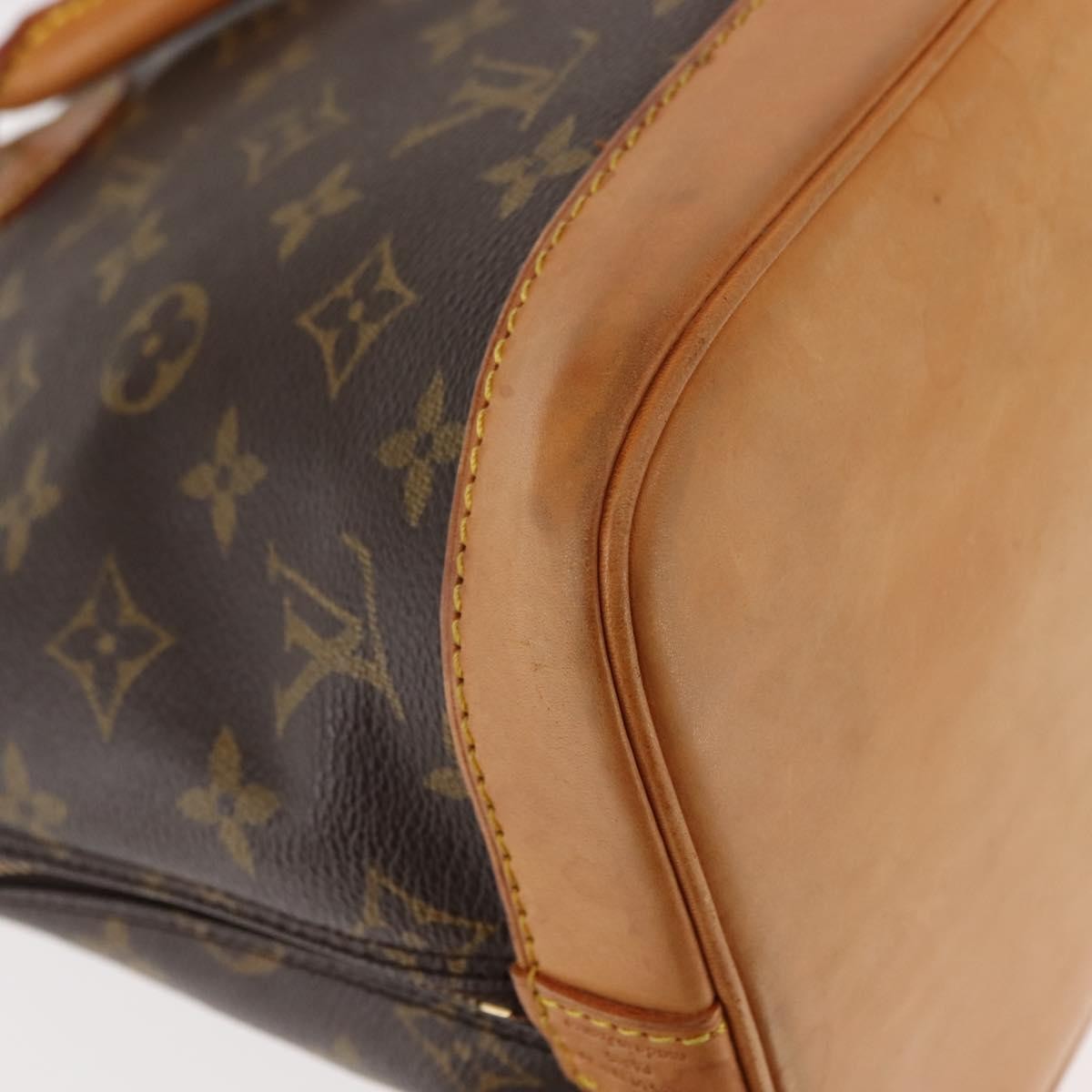 Louis Vuitton Alma Handbag Monogram Canvas