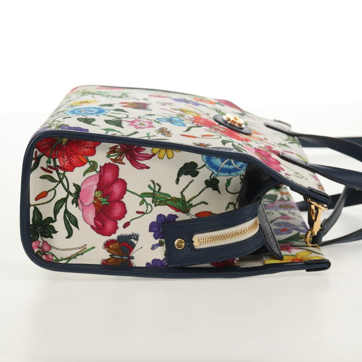 Prada Floral Open Tote Printed Denim