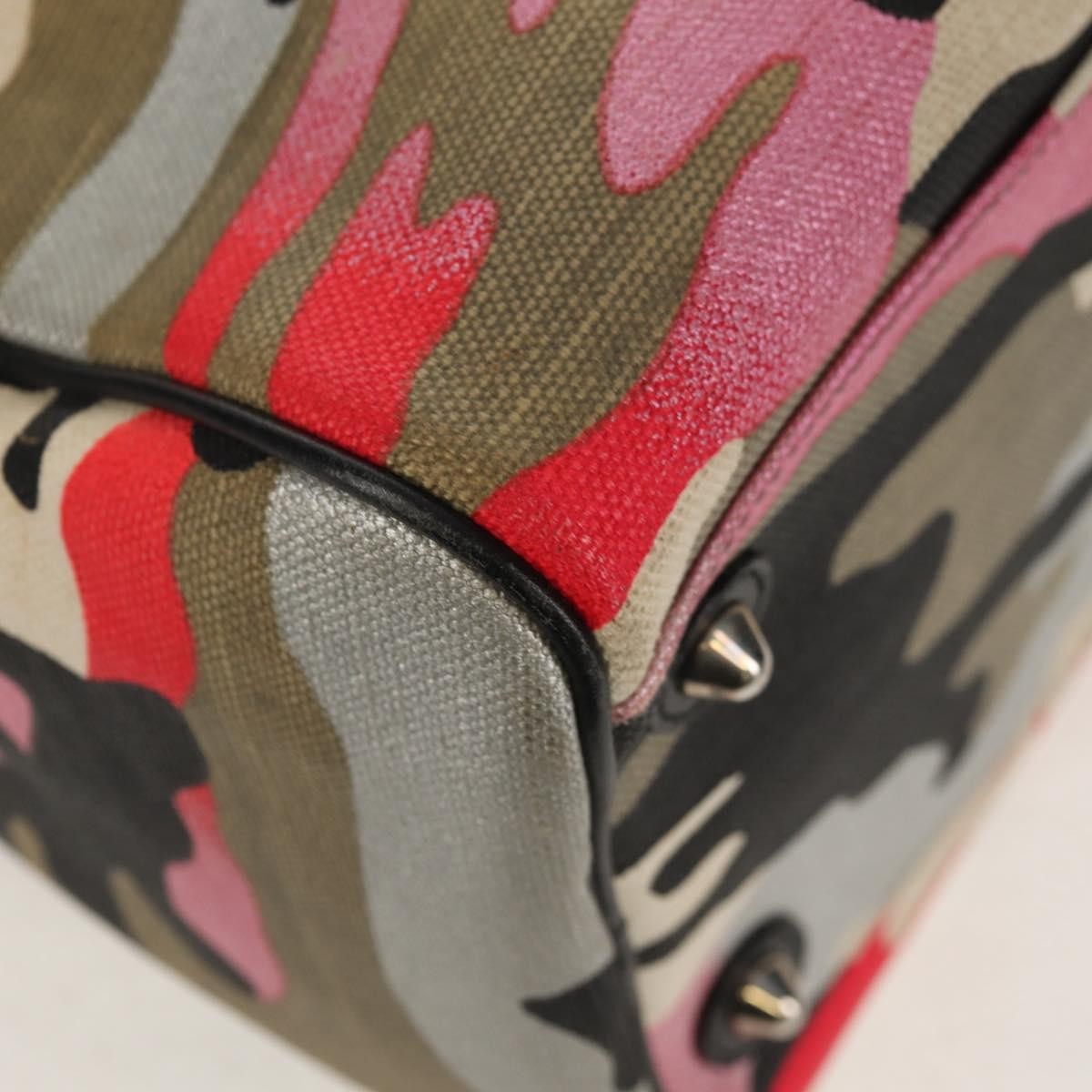 Christian Dior Polochon Satchel Limited Edition Anselm Reyle Camouflage Canvas