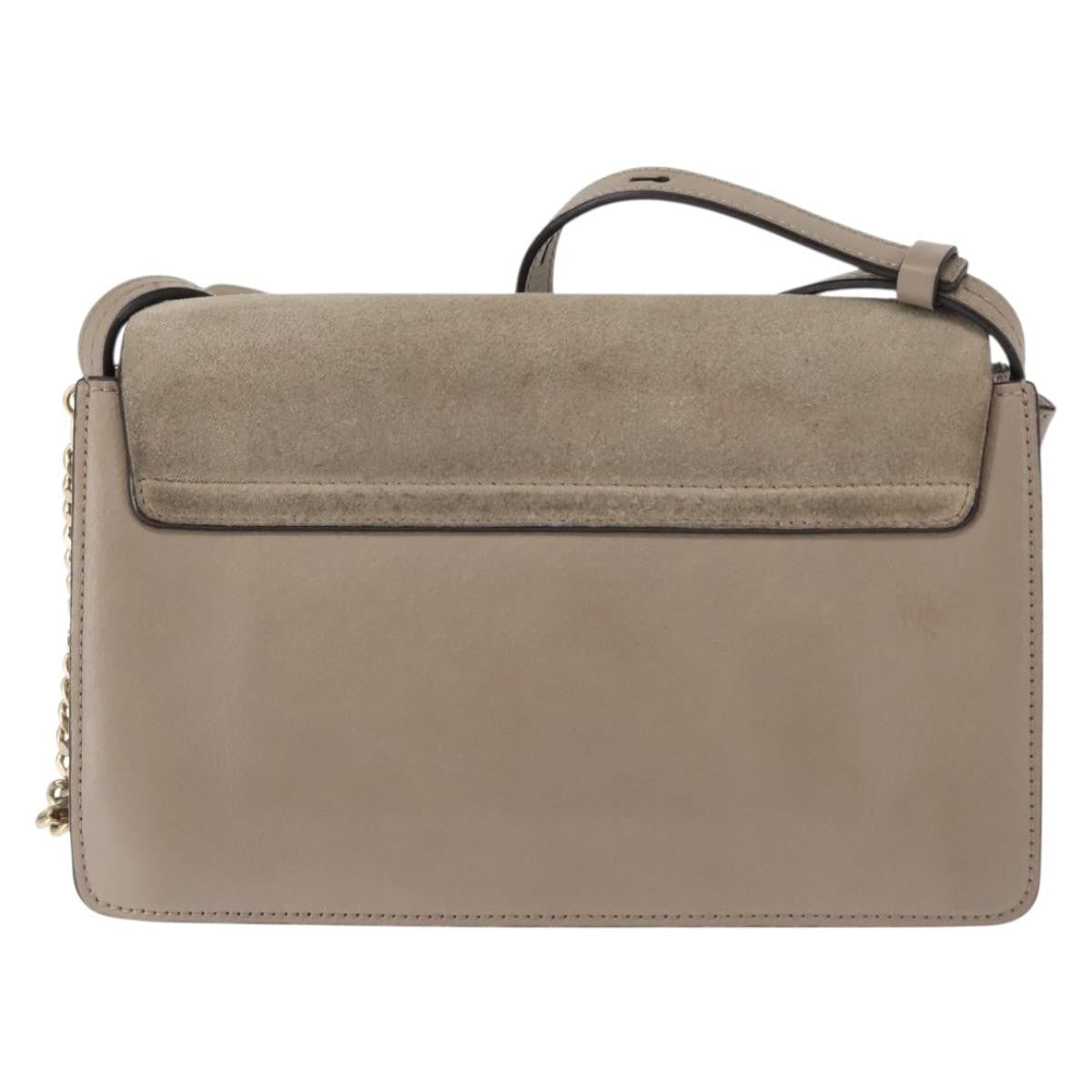 Chloe Faye Shoulder Bag Leather and Suede