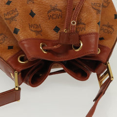 MCM Drawstring Shoulder Bag Leather