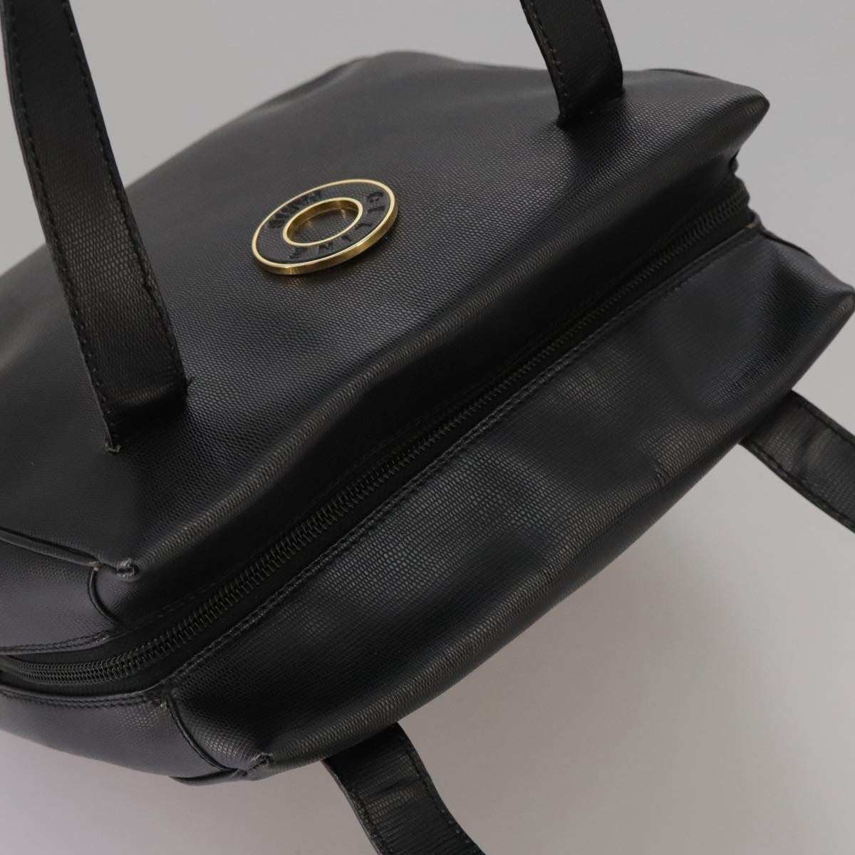 Celine Circle Logo Handbag Leather