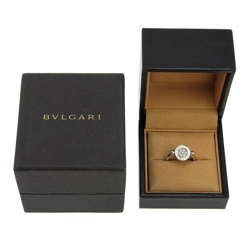Bvlgari Bvlgari Bvlgari Flip Ring 18K White Gold with Diamonds and Onyx