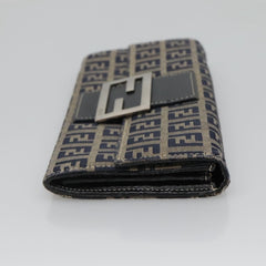 Fendi FF Continental Wallet Canvas