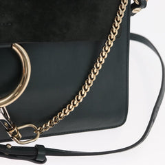 Chloe Faye Shoulder Bag Leather and Suede