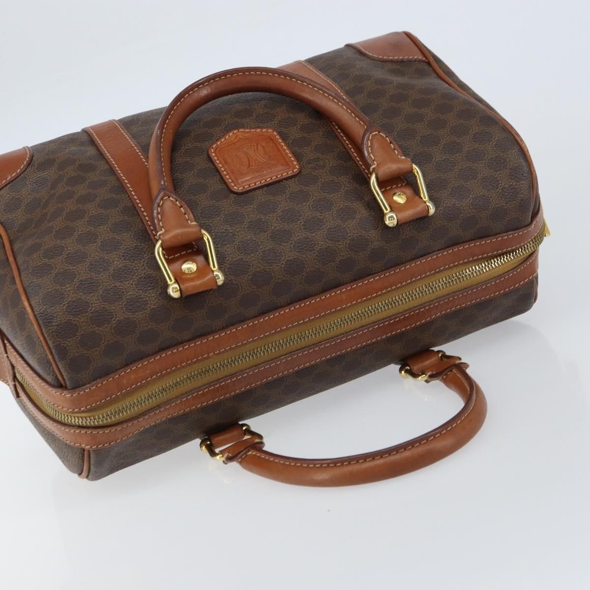 Celine Vintage Macadam Boston bag Canvas