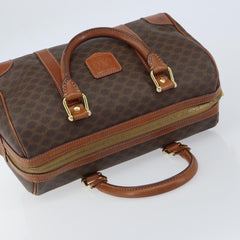 Celine Vintage Macadam Boston bag Canvas