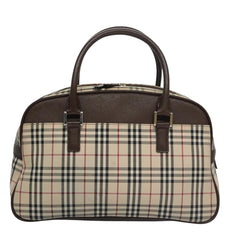 Burberry Nova Check Bowling Bag Canvas