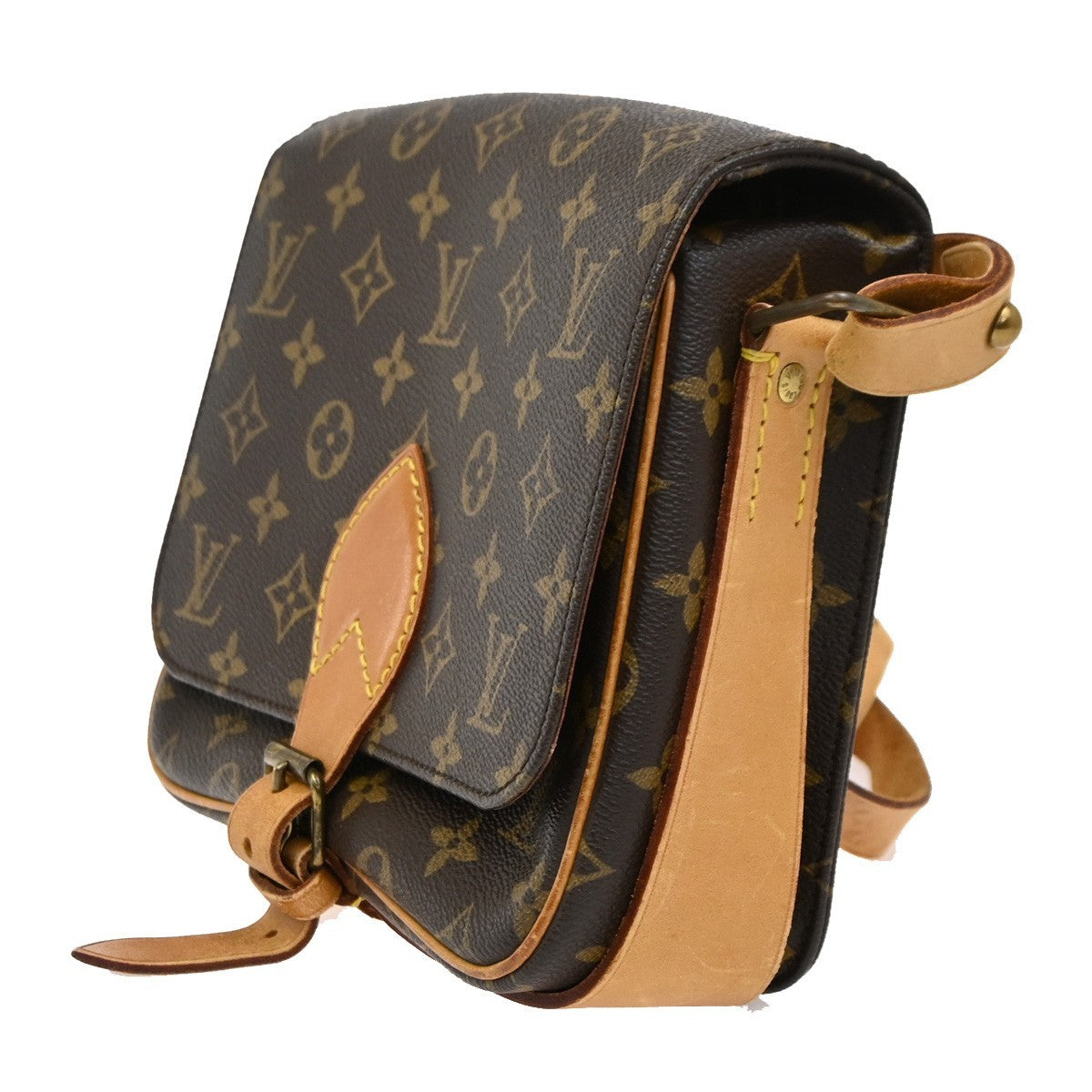 Louis Vuitton Cartouchiere Handbag Monogram Canvas