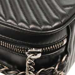Chanel Coco Boy Camera Bag Quilted Leather