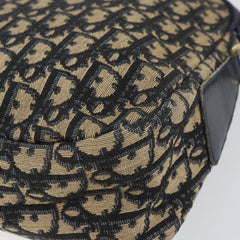 Christian Dior Vintage CD Trotter Handbag Canvas