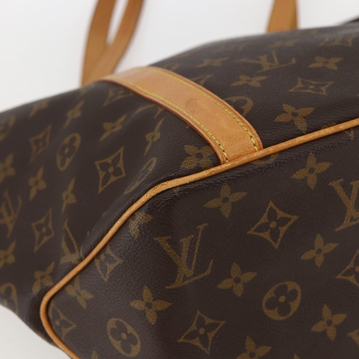 Louis Vuitton Shopping Sac Handbag Monogram Canvas