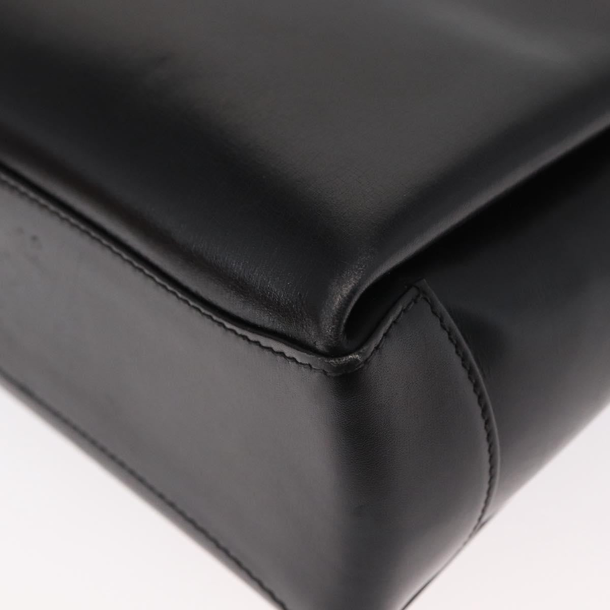 Gucci Vintage Convertible Bamboo Box Crossbody Bag Leather