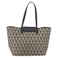 Salvatore Ferragamo Gancini Travel Tote Gancini Jacquard