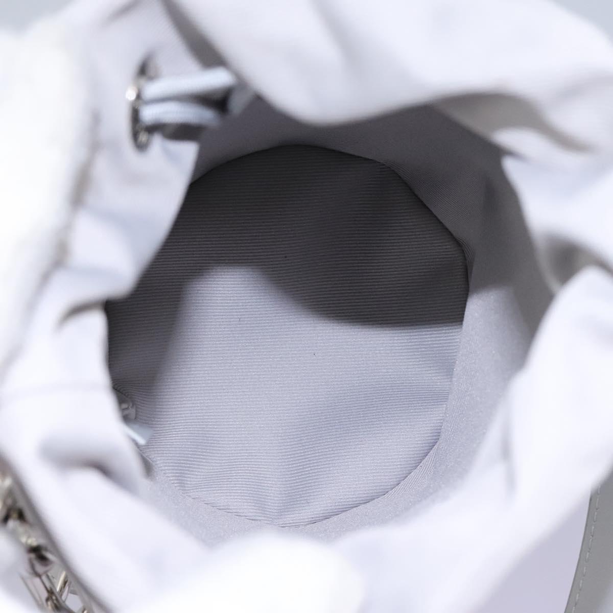 Louis Vuitton Chalk Nano Bag Limited Edition Logo Story Monogram Canvas