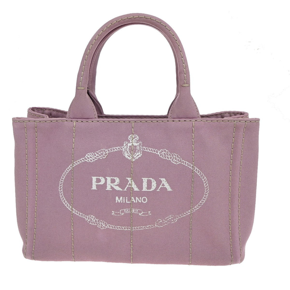 Prada Canapa Open Tote Canvas